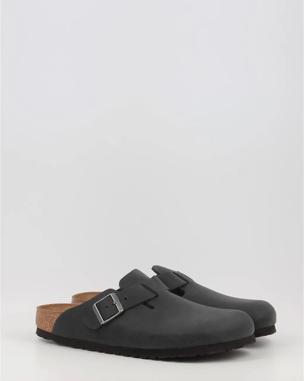 Zuecos Birkenstock Boston Leoi Negro
