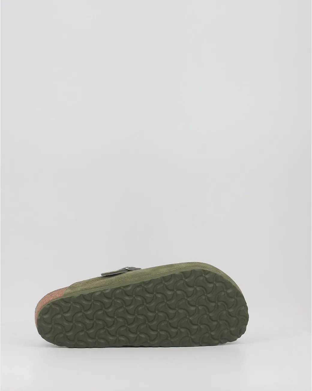 Zuecos Birkenstock Boston Vl Shearling Verde