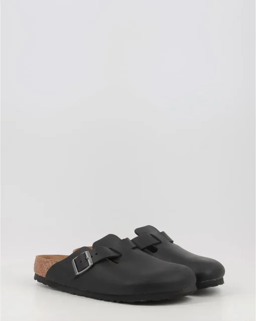 Zuecos Birkenstock Boston Bs Negro