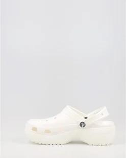 Zuecos Crocs Classic Platform Clog 206750 Blanco