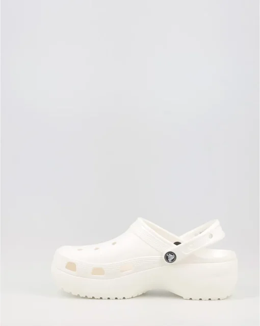 Zuecos Crocs Classic Platform Clog 206750 Blanco