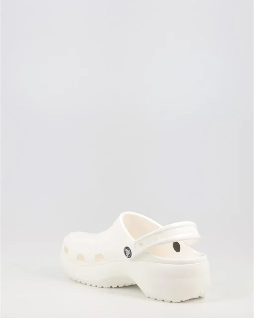 Zuecos Crocs Classic Platform Clog 206750 Blanco