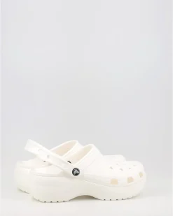 Zuecos Crocs Classic Platform Clog 206750 Blanco