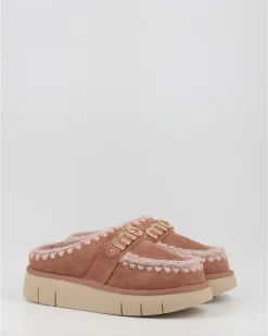 Zuecos Mou Bounce Clog Metal Logo Pkbro Marron